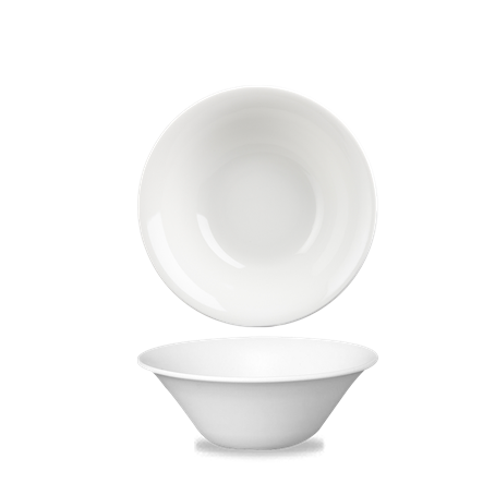 White Med Small Salad Bowl 6.5"